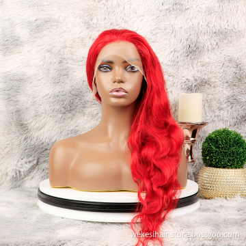 Lace Frontal Wigs Hair Remy 150% Density Deepwave Frontal Wig With Baby Hair Brazilian Deep Wave 13*4 Lace Wig